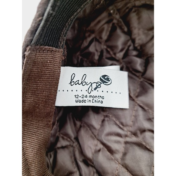 NWOT Baby Rattle Mixed Plaid Herringbone Newsboy cap 12-24 Months - Picture 7 of 9